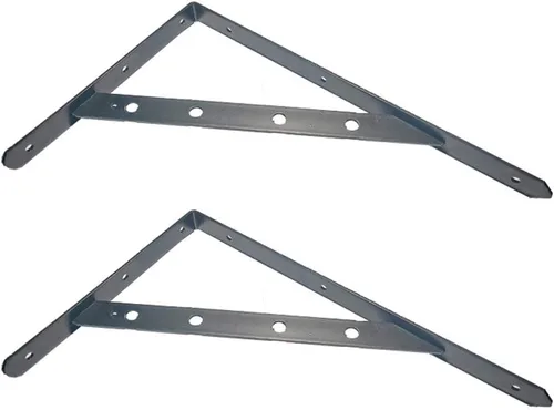 Vista 13 de Soporte de estante triangular para colgar en la pared, soportes flotantes de ángulo recto de 90 grados, almacenamiento decorativo que ahorra