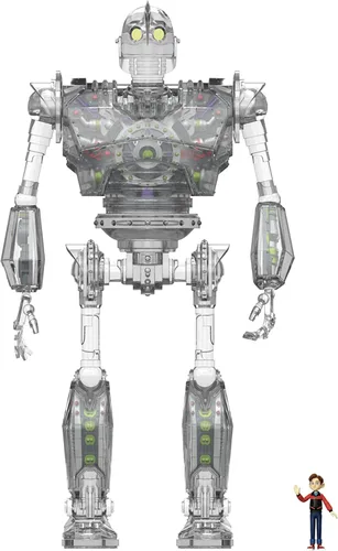 Vista 3 de Super7 El Gigante de Hierro Súper Cyborg - Figura de acción de El Gigante de Hierro (Transparente)