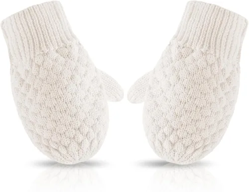 Vista 60 de Guantes de punto para bebés, niños y niñas, guantes de invierno para recién nacidos, guantes de 0 a 3 años