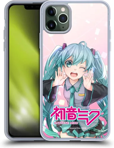 Vista 24 de Head Case Designs Licencia Oficial Hatsune Miku Gráficos Lindos Carcasa de Gel [Protección de Grado Militar] Compatible con Apple iPhone 7