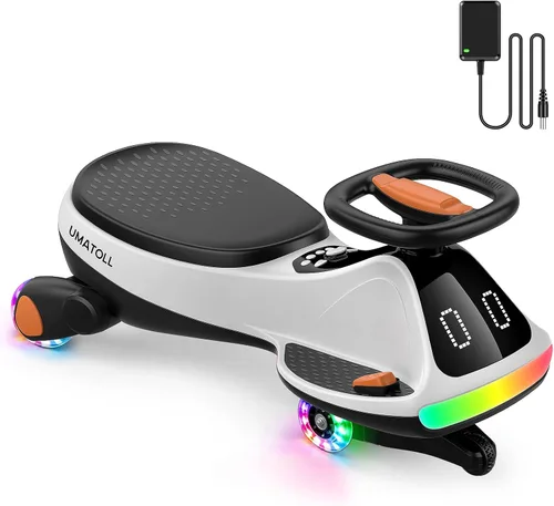 Vista 10 de Umatoll Coche eléctrico de 12 V para niños, regalos de cumpleaños, juguete Negro y rojo