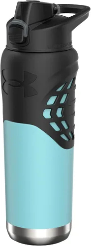Vista 8 de Under Armour 24Oz Stainless Steel Water Bottle, Insulated, Carabiner Easy Carry Hook, Leak Proof, Kids & Adults, All Sports, Gym