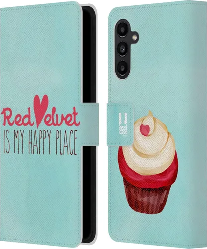Vista 248 de Head Case Designs Assortment Cupcakes Happiness Leather Wallet Case Compatible with Samsung Galaxy A07 4G Surtido
