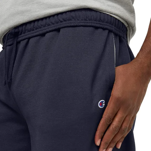 Vista 4 de Champion Pantalones cortos para hombre, forro polar, pantalones cortos de peso medio, pantalones cortos atléticos con bolsillos