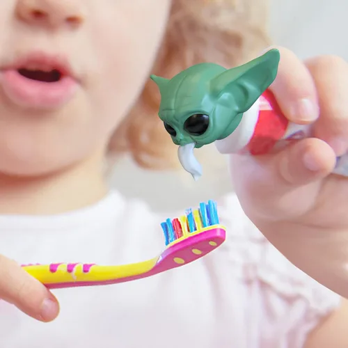 Vista 2 de 2022 Nuevo Baby Y-oda - Dispensador de pasta de dientes para bebés, dispensador de pasta de dientes para niños, caja de regalo para fanáticos