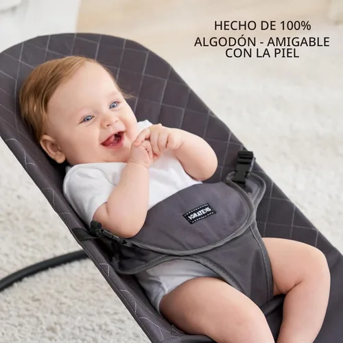 Vista 2 de iGRATENS Asiento de Tela para Mecedora - Funda para Mecedora Baby Bjorn Compatible con Modelo Balance Soft & Bliss, 100% Algodón, Amigable