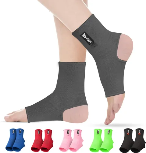 Vista 12 de WYOX Tobillera de compresión para hombres y mujeres, de neopreno transpirable, ligera, para esguince, recuperación de lesiones y apoyo, correr