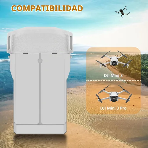 Vista 2 de Mini 3 baterías recargables 1 paquetes 3850mAh reemplazo para mini 3/mini 3 pro batería compatible con DJI Mini 3/Mini 3 Pro Drone