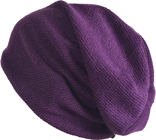 Vista 117 de FORBUSITE Gorro de punto largo holgado para hombre para verano e invierno, de gran