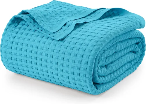 Vista 82 de Utopia Bedding Manta de gofre 100% algodón, tamaño individual, color negro, 90 x 72 pulgadas