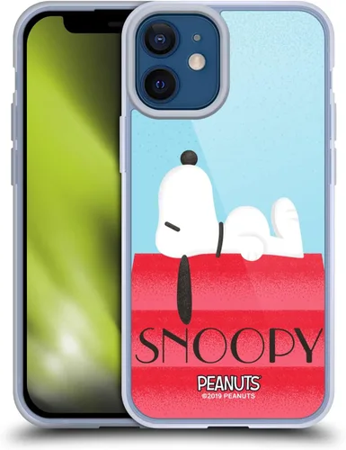 Vista 157 de Head Case Designs Snoopy Deco Dreams - Funda de gel suave con licencia oficial de Peanuts Blue Pattern compatible con Apple iPhone 7 Plus/iPhone 8
