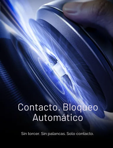 Vista 5 de LISEN Soporte de teléfono con succión para automóvil 【No deja residuos】Soporte magnético de vacío ajustable 360 para salpicadero del automóvil Gris