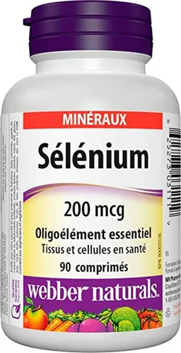 Vista 3 de 2 Botellas x Webber Naturals Selenio, 90 Tabletas