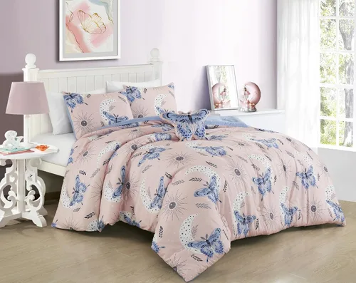 Vista 14 de Chezmoi Collection Juego de ropa de cama de 3 piezas para niñas, color blanco y negro, tamaño individual, juego de edredón de microfibra con Panda