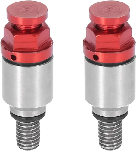 Vista 7 de Motoforti 2 unids M5x0.8 motocicleta tornillo horquilla aire purgador válvula para Honda para Yamaha para Suzuki para Kawasaki negro