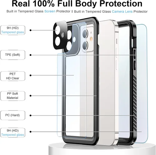 Vista 4 de Carcasa transparente para iPhone 12 y iPhone 12 Pro