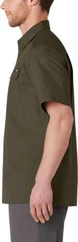 Vista 4 de Dickies Men's Short Sleeve Ripstop Work Shirt