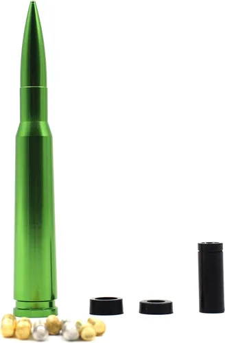 Vista 13 de Antena de 50 Cal Stubby con mástil para eliminar la antena de pista, reemplazo para Ford F150 F250 F350 RAM 1500 2500 GMC Denali Chevy Pick-up