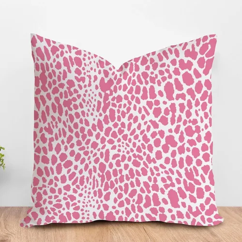 Vista 35 de ArogGeld Fundas de cojín con estampado de guepardo rosa intenso, funda de cojín de doble cara con cremallera para sofá de oficina, silla de A-16
