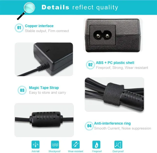 Vista 4 de Cable de alimentación para Sony Bravia TV KDL-55 KDL-48 KDL-42 KDL-40 KDL-40 KDL-32 W700B W600B W800B KDL-40R510C KDL-40W650D KDL48W590B KDL55W655B