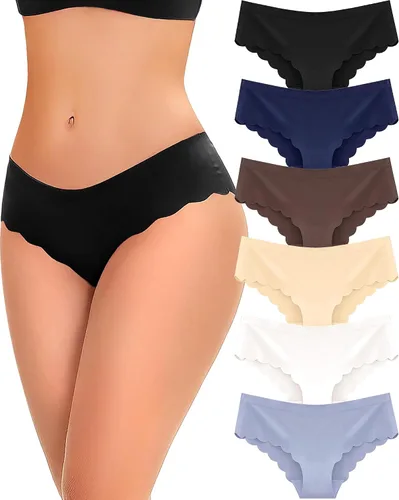 Vista 8 de FINETOO sin costuras para mujer Beige