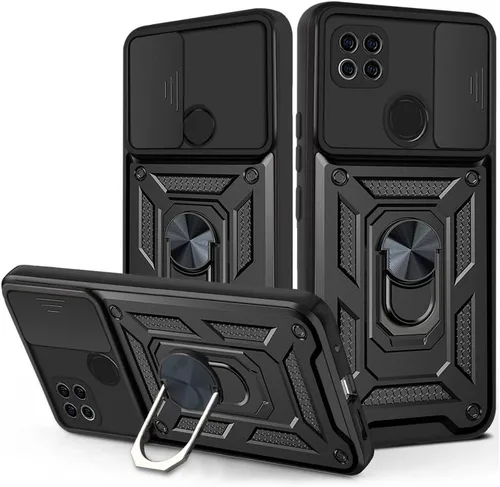 Vista 91 de Compatible con Tecno Pova Neo 2 Bracket Shell, con cubierta deslizante para lente de cámara compatible con Tecno Pova Neo 2 LG6n Case Negro