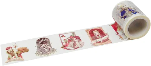 Vista 14 de Wrapables Diseños Decorativos Washi Cinta de Enmascarar, 0.787 in x 16.4 ft, Trenes de Navidad
