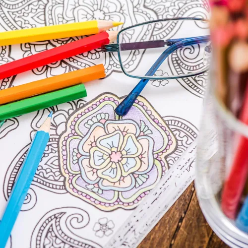Vista 4 de Leisure Arts The Best Of Color Art For Everyone Adult Coloring Book For Women And Men, 8.5" X 10.75" - Over 90 Designs - Stress Relieving Adult