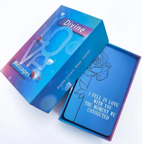 Vista 8 de Mazos de Cartas de Oráculo Amor Divino, 64 Cartas de Tarot de Llamas Gemelas, mazos de cartas de oráculo con significados en ellos, Explora temas
