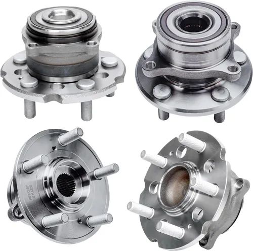 Vista 37 de Detroit Axle - Kit de suspensión delantera 4WD para Nissan Frontier Pathfinder Xterra, 2 cubos de rodamientos de ruedas, 2 brazos de control