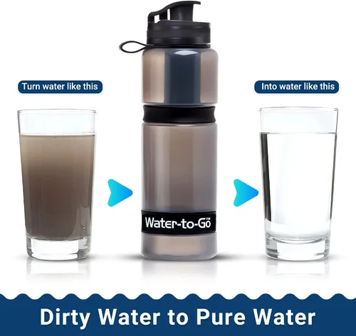 Vista 2 de WATER TO GO Botella de agua filtrada Explore! (25 fl oz/75 cl)