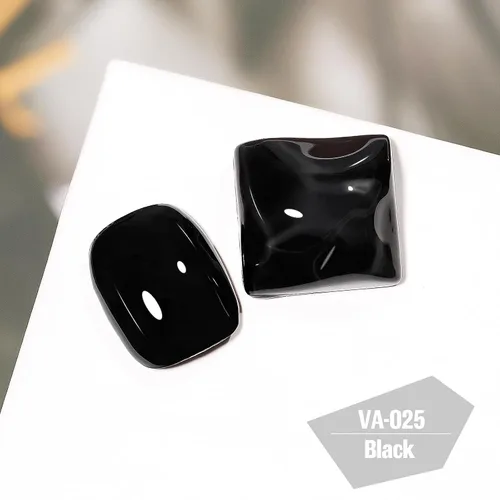 Vista 5 de Esmalte de uñas negro de 0.5 fl oz, esmalte de uñas de secado rápido, esmalte regular de larga duración, secado al aire, base de aceite, esmalte