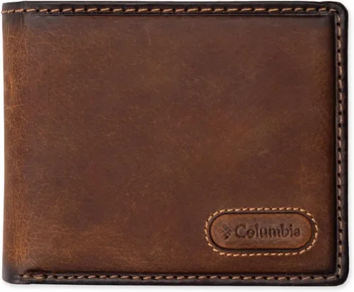 Vista 37 de Columbia Billetera plegable para hombre, múltiples ranuras para tarjetas, ventana de identificación