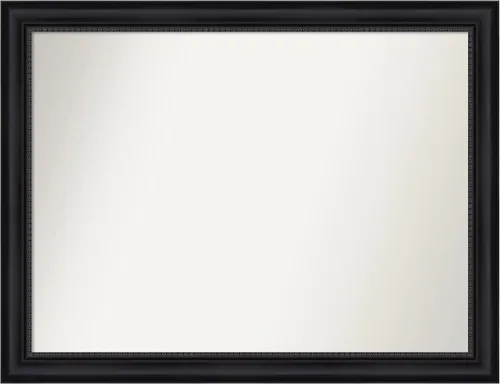 Vista 61 de Amanti Art Espejo personalizado, espejo de baño negro Astor, espejo de pared o espejo de tocador de baño sobre el fregadero (25 x 25 pulgadas)