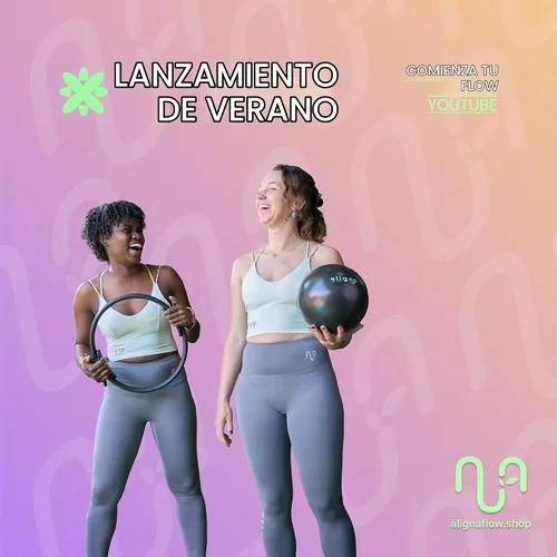 Vista 8 de Kit Esencial de Pilates Aligna Set Completo para el Hogar para Equilibrio, Flexibilidad y Fuerza Set de 8 Piezas con Anillo de Pilates