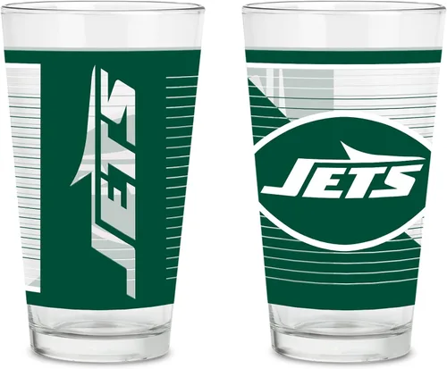 Vista 25 de Rico Industries NFL Football Main - Juego de 2 vasos clásicos de 16 onzas con logotipo impreso digitalmente, apto para lavavajillas NFL Football