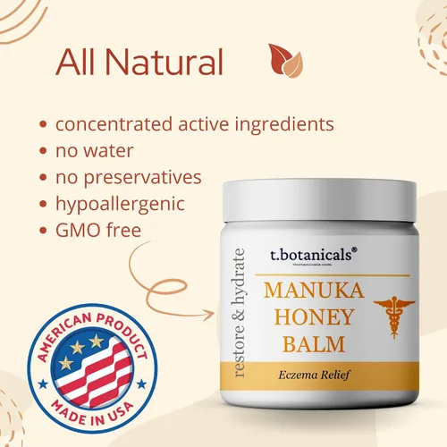 Vista 5 de Bálsamo calmante para la piel de miel de manuka para piel seca y con picazón