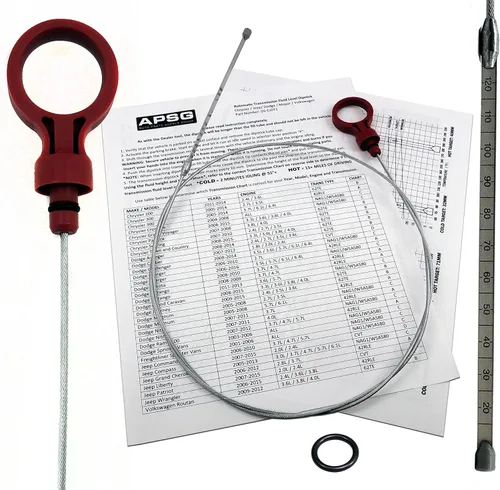 Vista 4 de Varilla de medición de transmisión automática para Chrysler/Jeep/Dodge APSG. Herramienta para distribuidores para comprobar el nivel de aceite