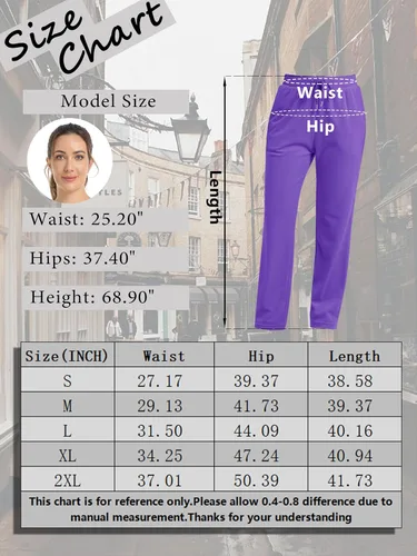 Vista 6 de MAGCOMSEN Pantalones de forro polar para mujer, pantalones deportivos para correr, yoga, pantalones de terciopelo para correr, pantalones de pijama