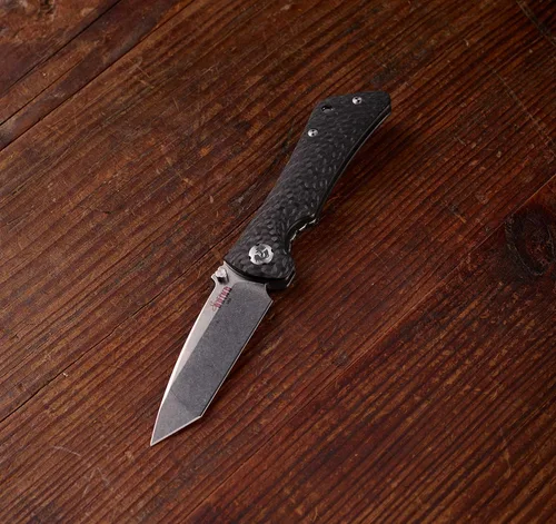 Vista 6 de Southern Grind Cuchillo plegable Spider Monkey Tanto con mango de fibra de carbono