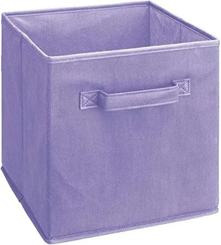 Vista 34 de Cajón de tela cúbico ClosetMaid 11469, morado, empaque de 2