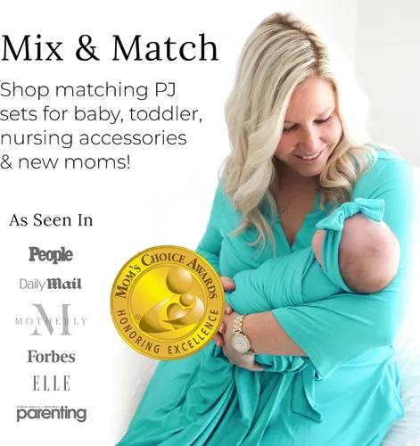 Vista 2 de Posh Peanut Mommy Robe for Maternity Labor Delivery - Soft Viscose from Bamboo Postpartum Robe & Maternity Robe for Hospital