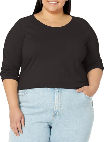 Vista 11 de Dickies Camiseta refrescante de manga larga con bolsillo para mujer Azul celeste