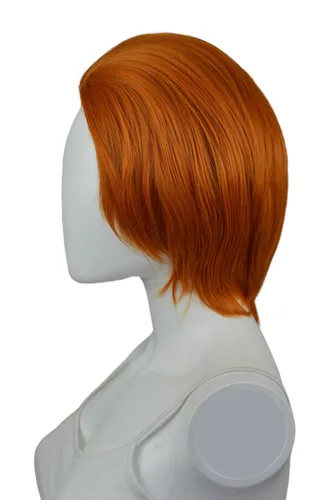 Vista 2 de EpicCosplay® Atlas Otoño Naranja Multiparte Peluca Corta (30AO)