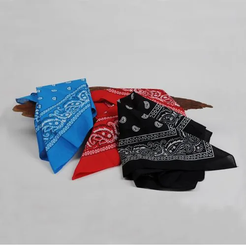 Vista 8 de BSLINO Bandanas 22 X 22 pulgadas 100% algodón novedad impresión de doble cara Paisley Cowboy Bandana Party Favor bufanda diadema pañuelos, Paisley