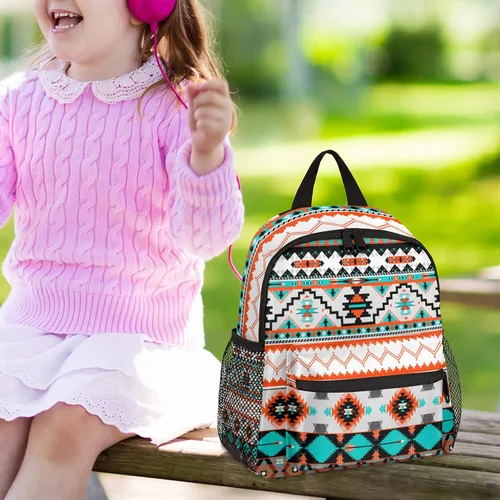 Vista 7 de Mochila para niños pequeños con correa para el pecho para niños y niñas, jardín de infantes, mochila escolar para guardería, bolsa de viaje