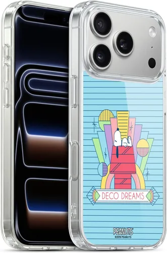 Vista 82 de Head Case Designs Snoopy Deco Dreams - Funda de gel suave con licencia oficial de Peanuts Blue Pattern compatible con Apple iPhone 7 Plus/iPhone 8