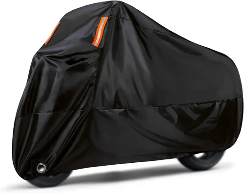 Vista 8 de WinPower Funda Impermeable para Motocicleta para Exteriores Protección contra Todo Clima Invierno Nieve Universal Cubierta para Motocicleta