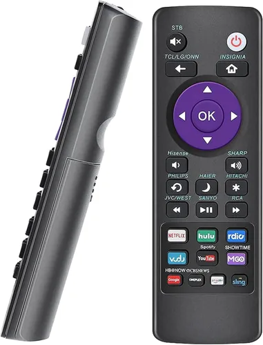 Vista 5 de Control remoto universal para cajas y televisores Roku - Compatible con TCL, Sanyo, LG, RCA, Philips, HITACHI, ONN, Insignia, Hisense, Sharp, JVC