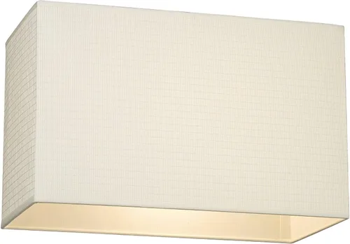 Vista 2 de Pantalla rectangular grande de papel blanco roto (premontada) 16 pulgadas de ancho x 8 pulgadas de profundidad x 10 pulgadas de alto (araña)